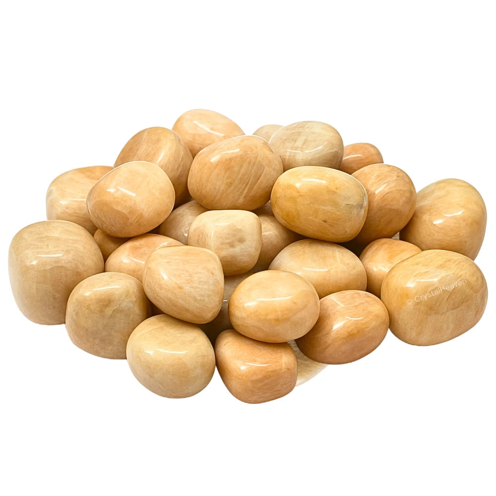 Tumbled Cream Moonstone Stones (30 Gram)