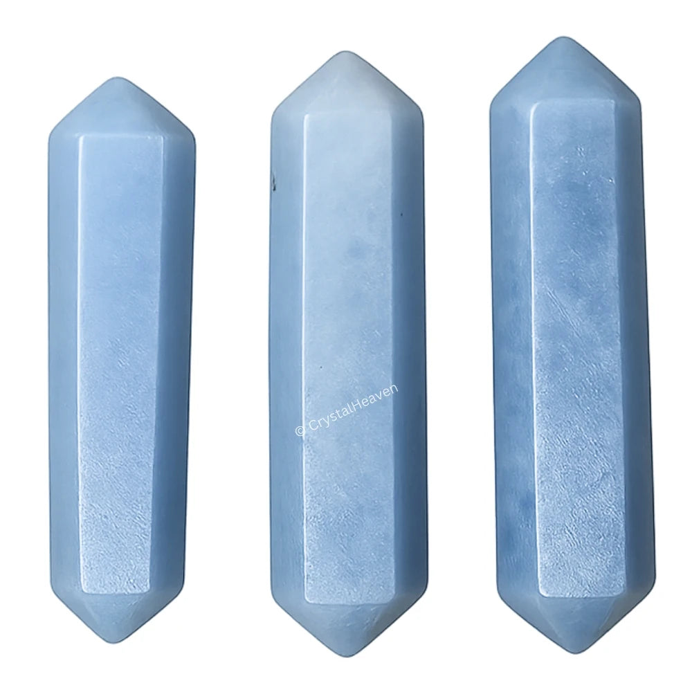 Angelite Pencil Points (Double Terminated) (Set of 50)