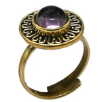 Amethyst Ring (Gold/Round)