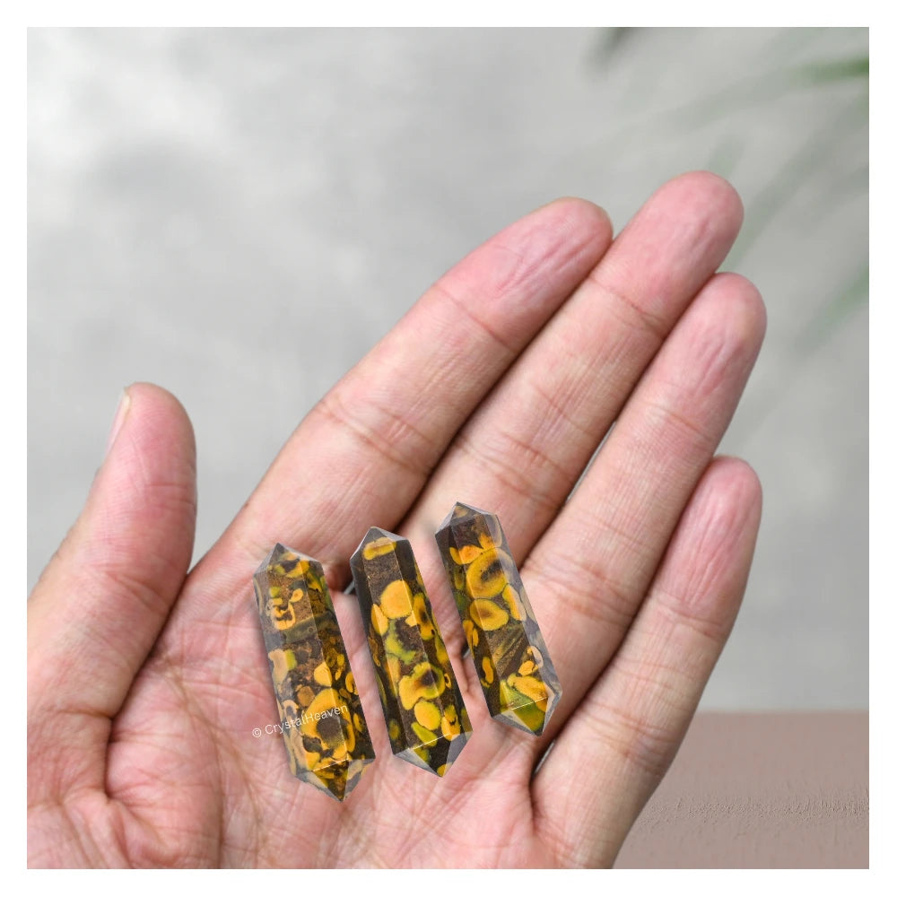 Fruit Jasper Pencil Points (Double Terminated) (Set of 10)