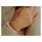 Multi Cherry Quartz Bracelet (Elastic)
