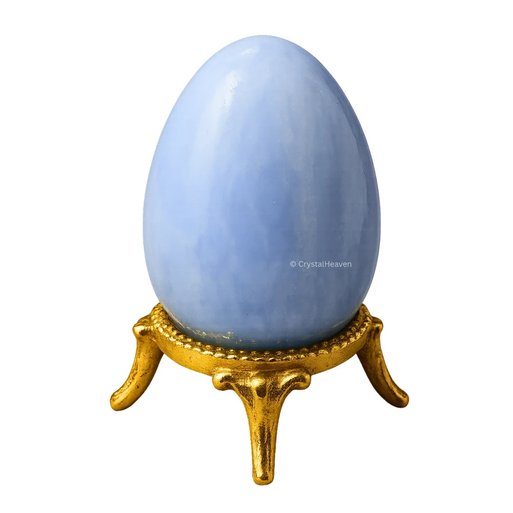 Blue Calcite Crystal Egg Stone