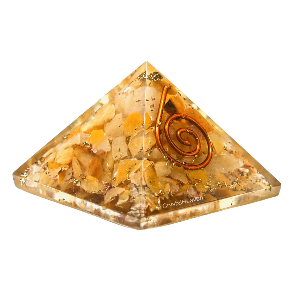 Yellow Aventurine Orgone Pyramid - 30mm