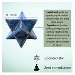 Lapis Lazuli Crystal Merkaba (15-20 mm)