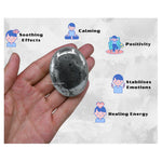 Hematite Palm Stone