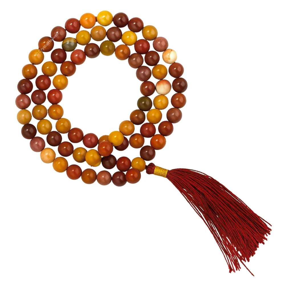 Mookaite Japa Mala (Without Knot) 