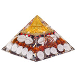 Laxmi Wealth Pyramid - Shree Yantra, Gomati Chakra, Rudraksha, Kodi (Large)