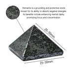 Hematite Pyramid (1 Inch)