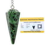 Flower stone Pendulum