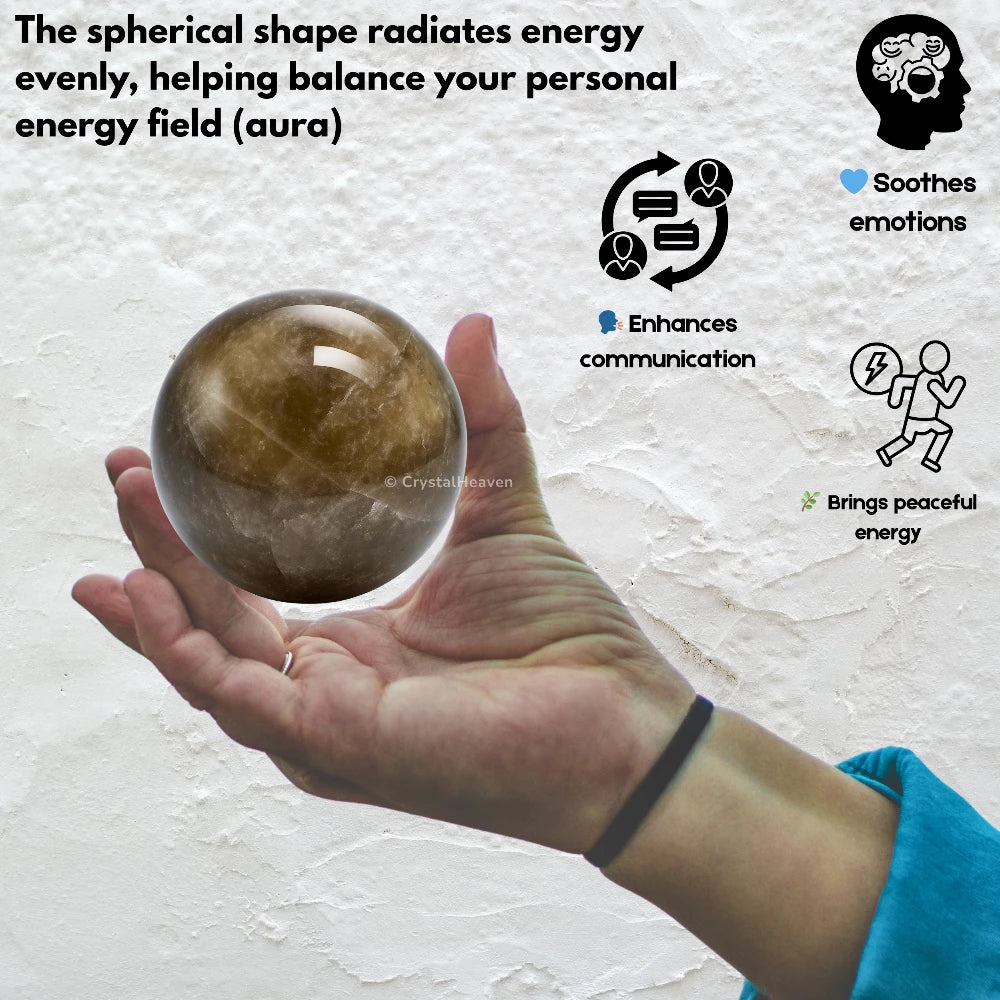 Smoky Quartz Sphere (2 Inch)