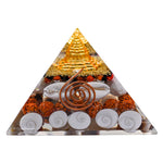 Laxmi Wealth Pyramid - Shree Yantra, Gomati Chakra, Rudraksha, Kodi (Large)