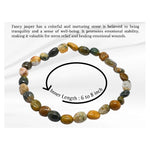 Fancy Jasper Tumbled Bracelet (Elastic)