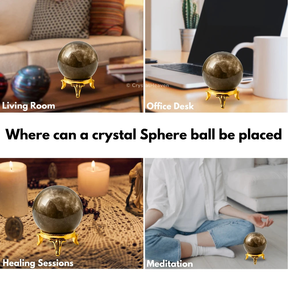 Smoky Quartz Sphere (2 Inch)