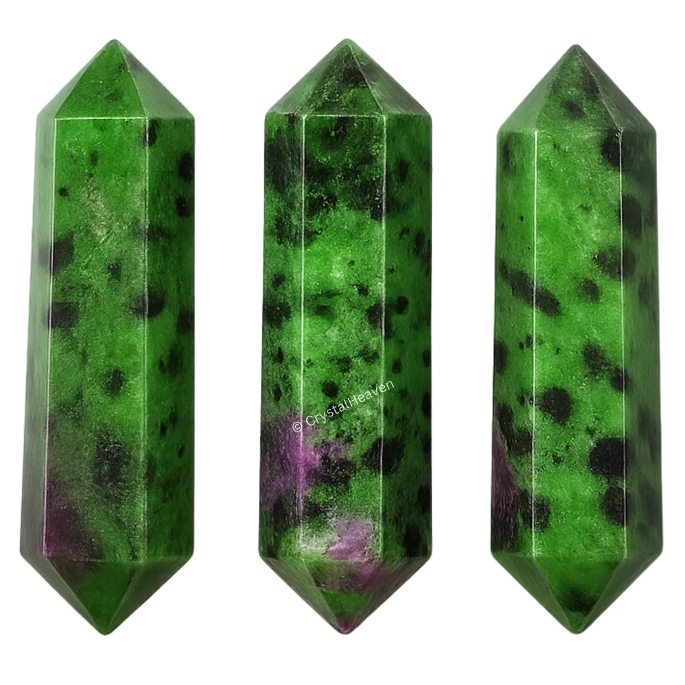 Ruby Zoisite Pencil Points (Double Terminated) (Set of 50)