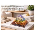7 Chakra Orgone Pyramid (Seed Of Life)