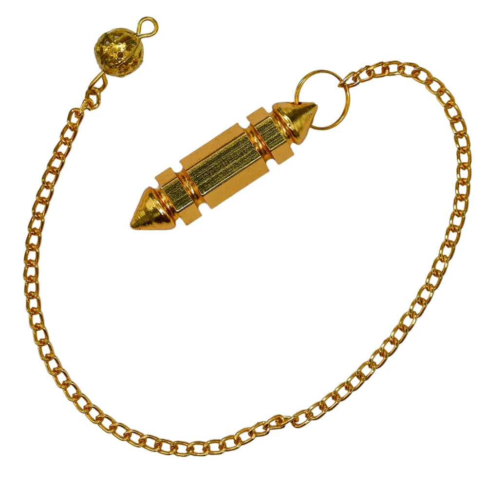 Metal Brass Pendulum - Brass Atlantis - Metatron (MP111)