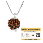 4 Mukhi Rudraksha Pendant (Silver)