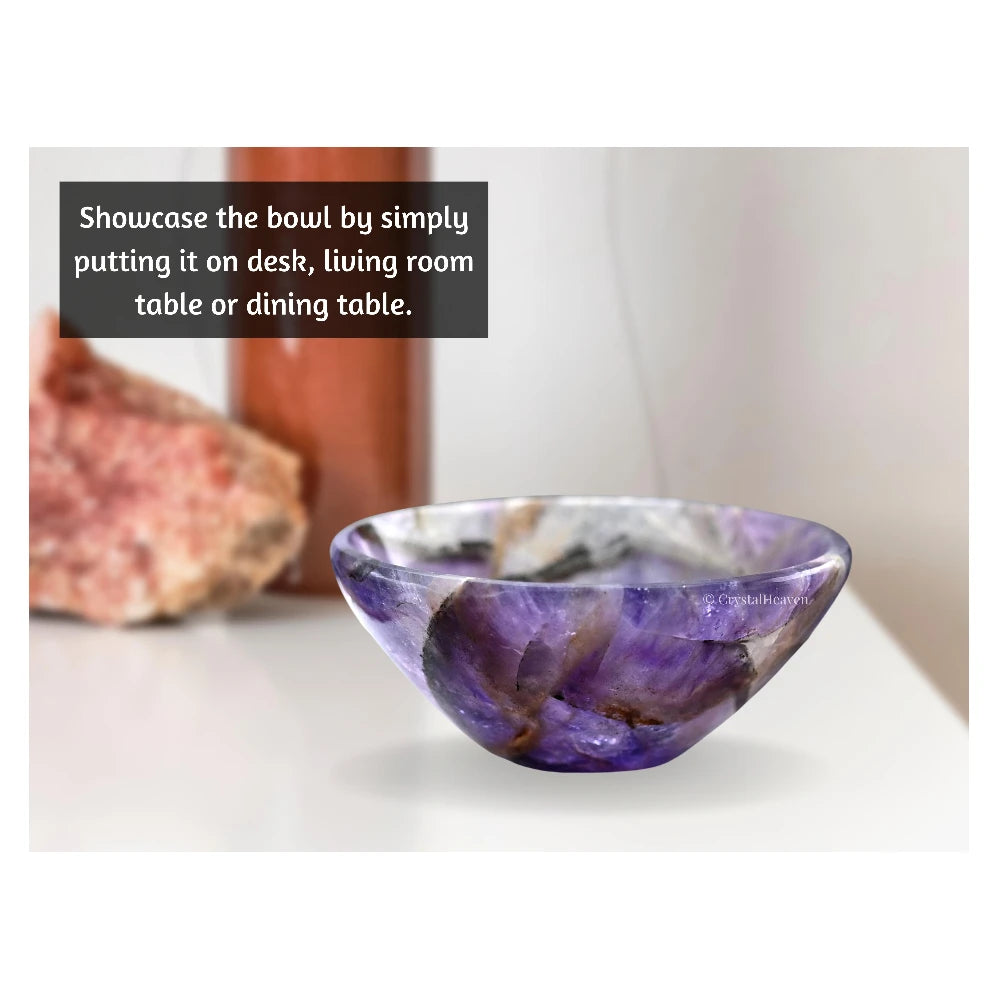 Amethyst Crystal Bowl - 2 Inch