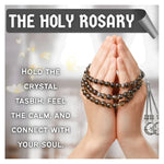 Smoky Quartz Crystal Tasbih (Silver)