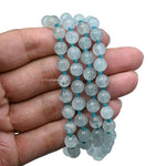 Aquamarine Japa Mala (Hand Knotted)