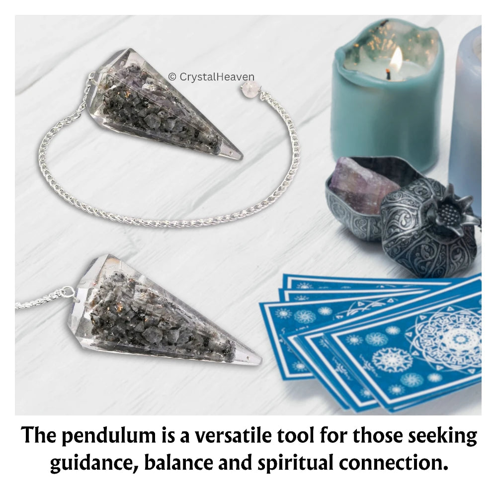 Larvikite Crystal Orgone Pendulum