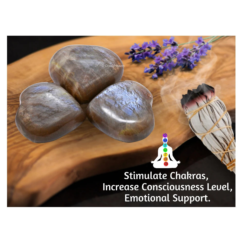 Sun Moonstone Heart