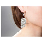 Snow Quartz Crystal Earrings