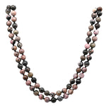 Rhodonite Japa Mala (Hand Knotted)