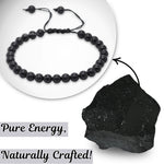 Shungite Healing Crystal Bracelets - 6mm Beads (Adjustable)