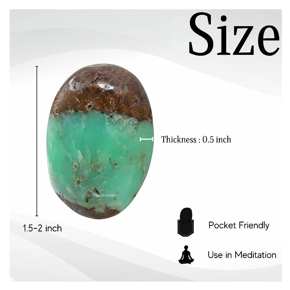 Chrysoprase Palm Stone