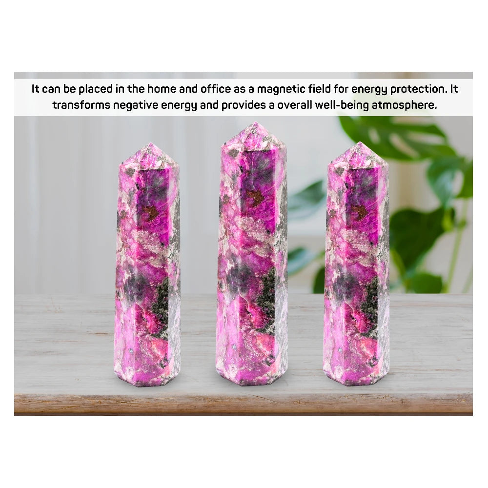 Large Cobalt Calcite Tower