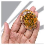 Fruit Jasper Palm Stone