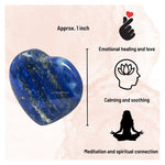 Lapis Lazuli Mini Heart (Pack of 2)