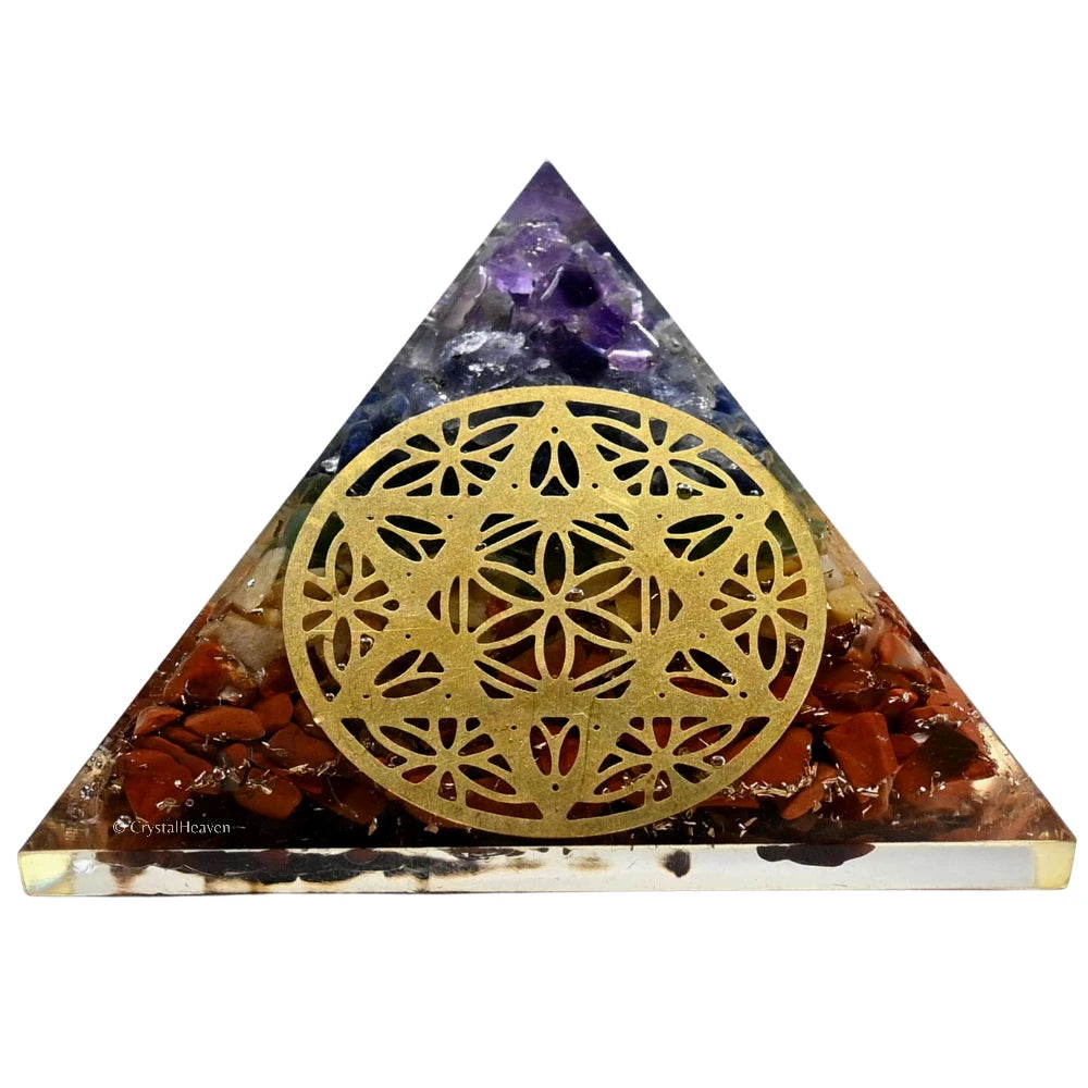 7 Chakra Orgone Pyramid (Star Of David)
