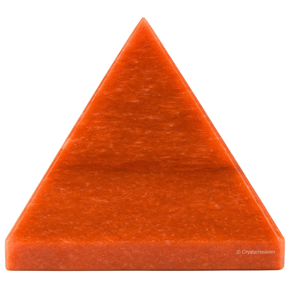 Carrot Jasper Pyramid (1.5 Inch)