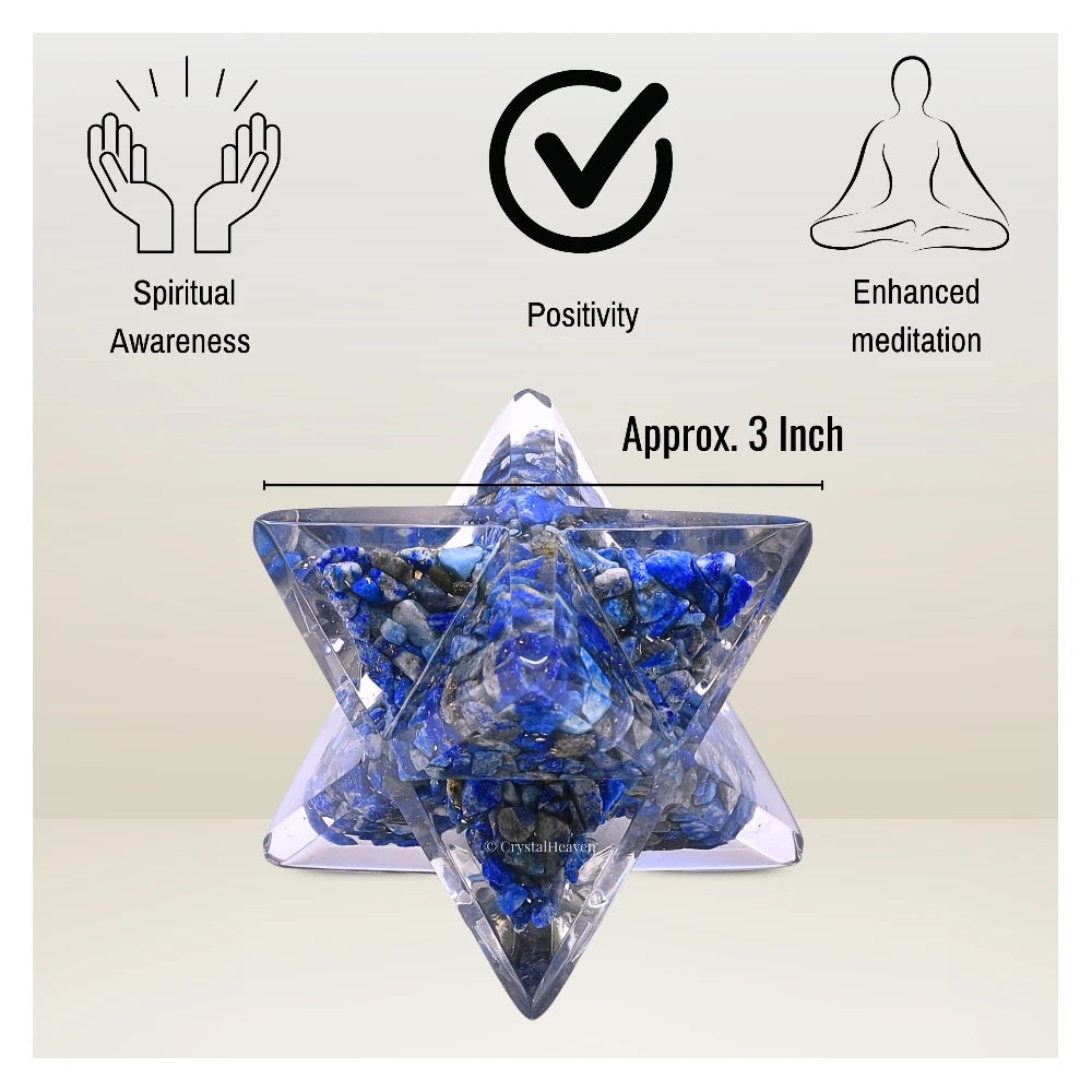 Lapis Lazuli Orgone Merkaba