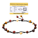 Mookaite Anklet (Hand Knotted)