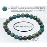 Chrysocolla Bracelet (Faceted-Stretchable)