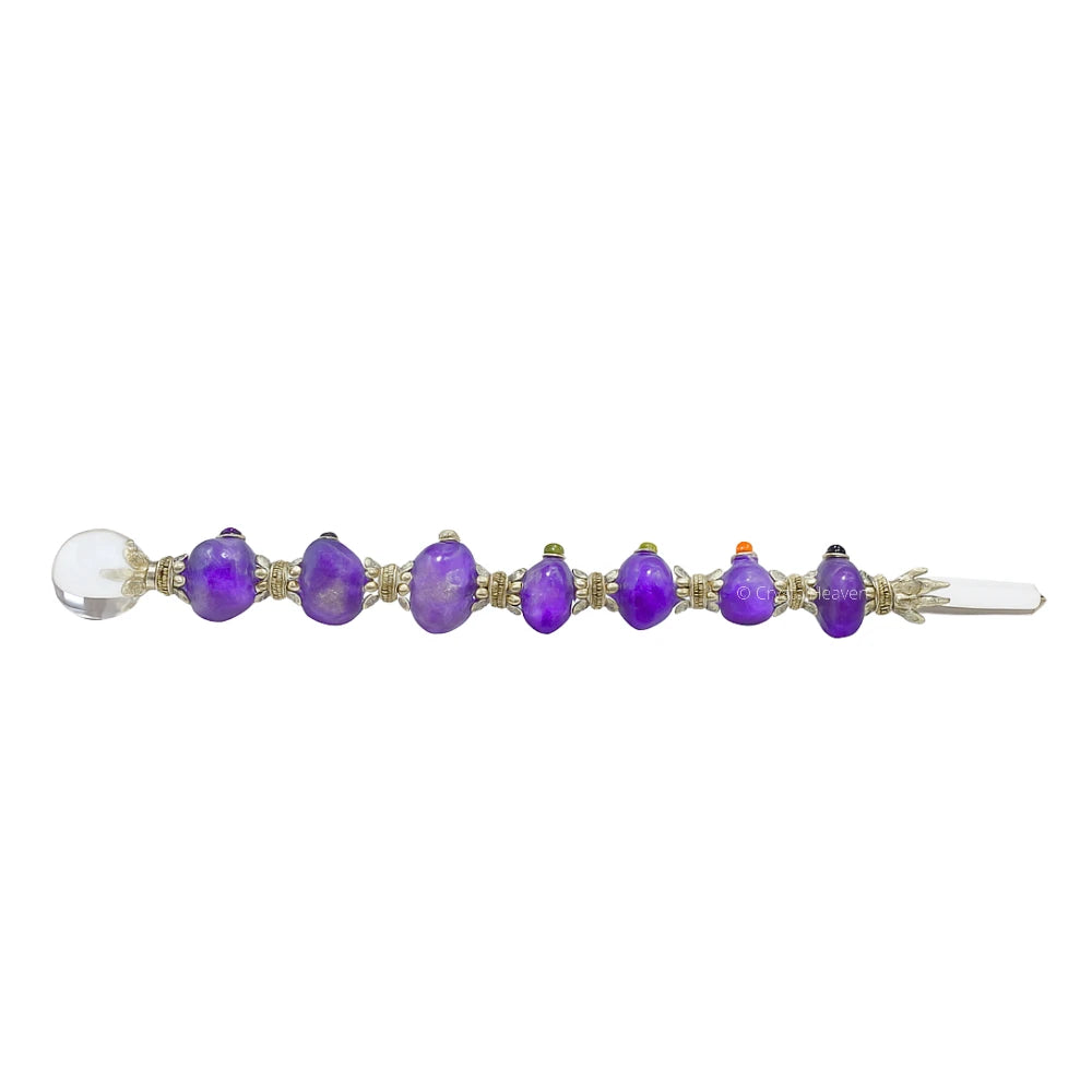 Amethyst Crystal Tumbled Healing Stick