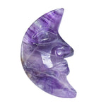 Amethyst Crescent Moon