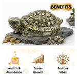 Natural Pyrite Tortoise Kachhua (2.7 Inch)