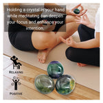 Fluorite Palm Stone