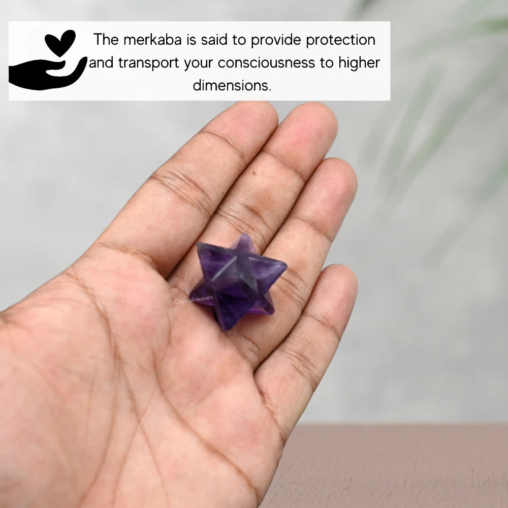 Amethyst Crystal Merkaba (15-20 mm)