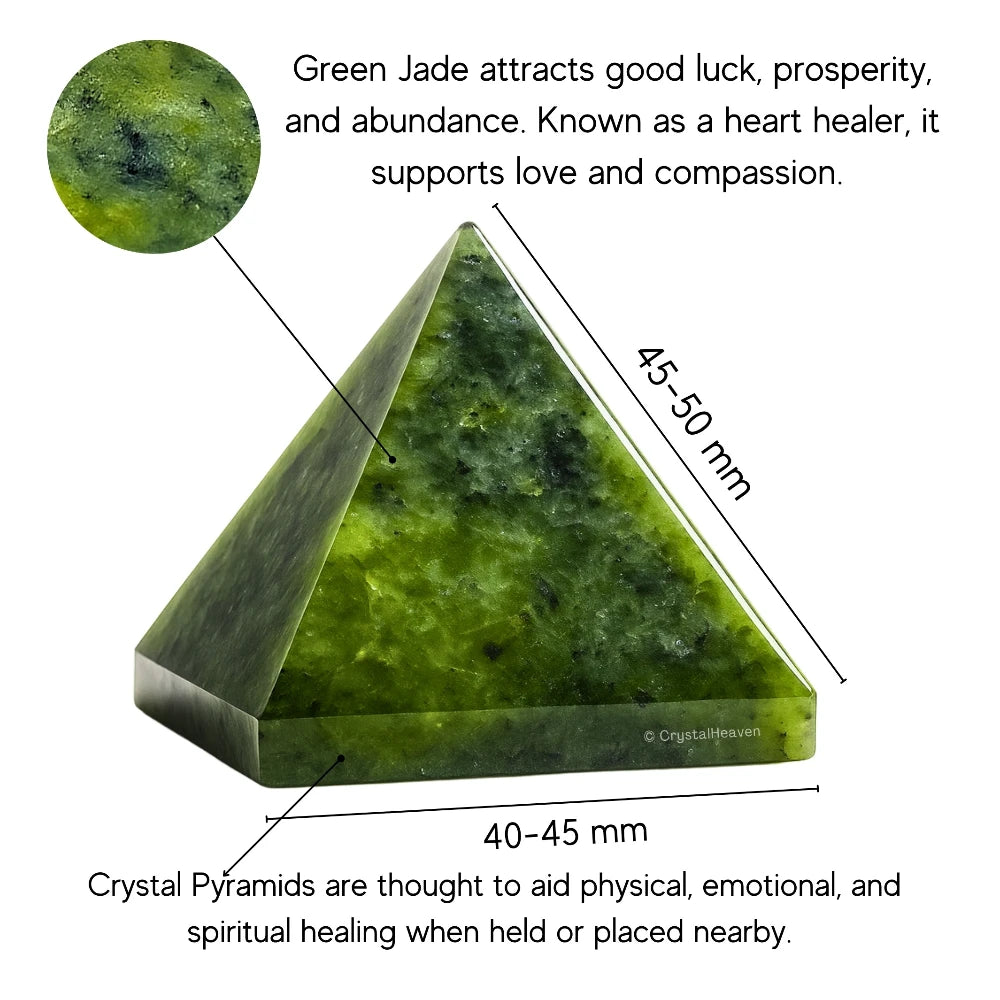 Green Jade Pyramid (2 Inch)