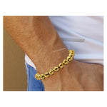 Golden Hematite Bracelet (Faceted-Stretchable)