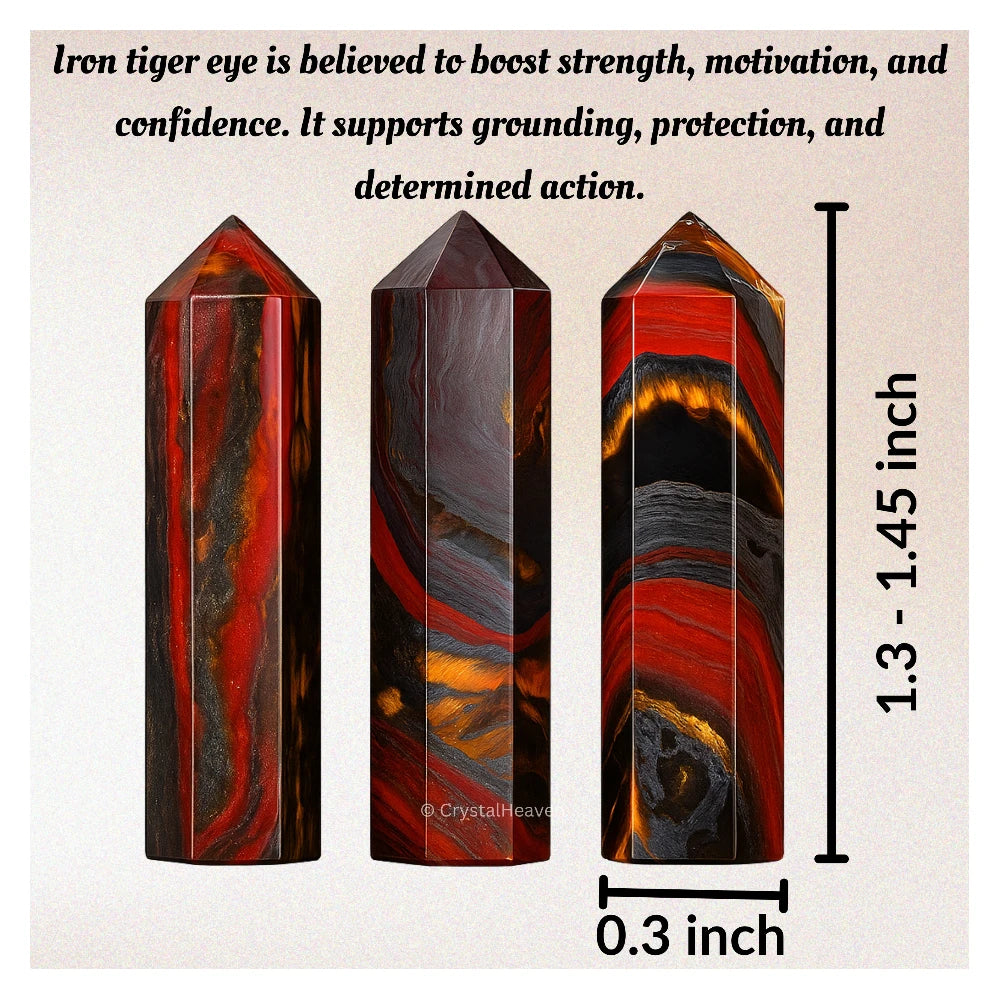 Iron Tiger Eye Pencil Points (Set of 10)