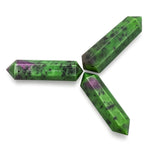Ruby Zoisite Pencil Points (Double Terminated) (Set of 3)