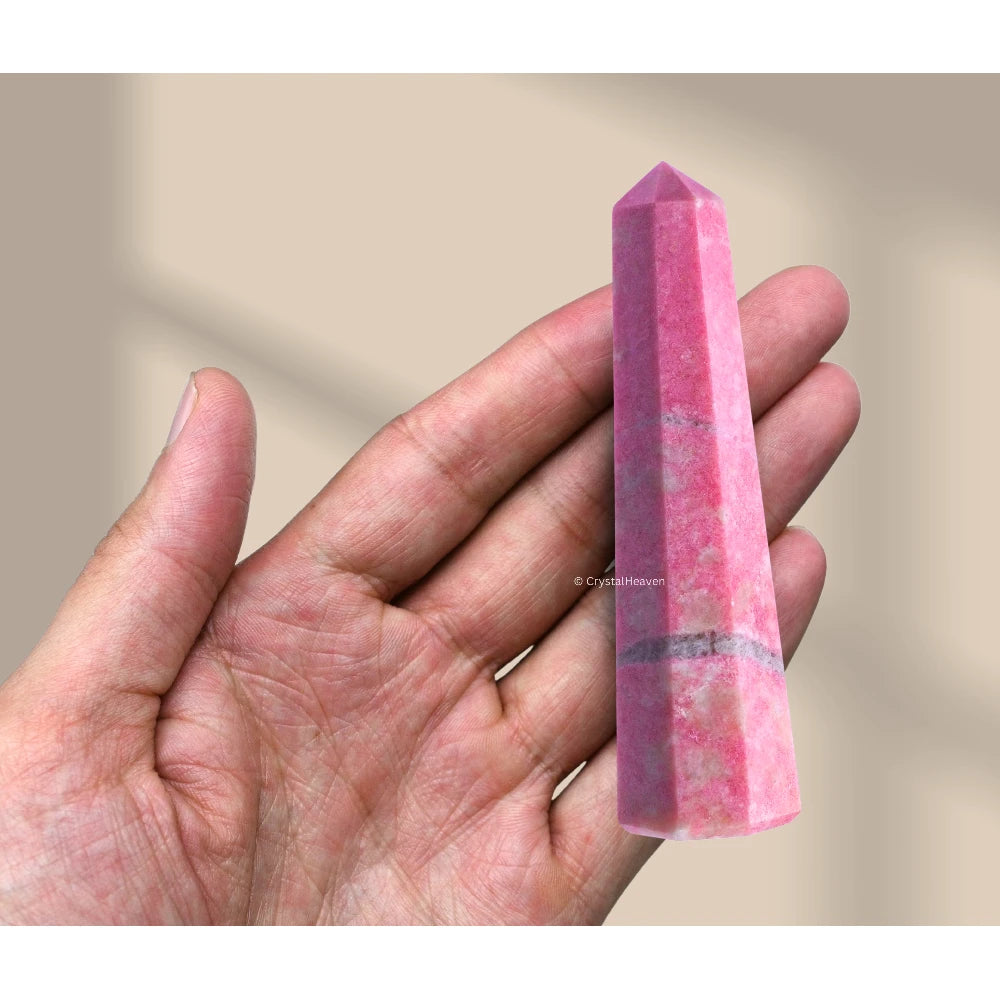 Thulite Crystal Tower (3" to 4" inch)