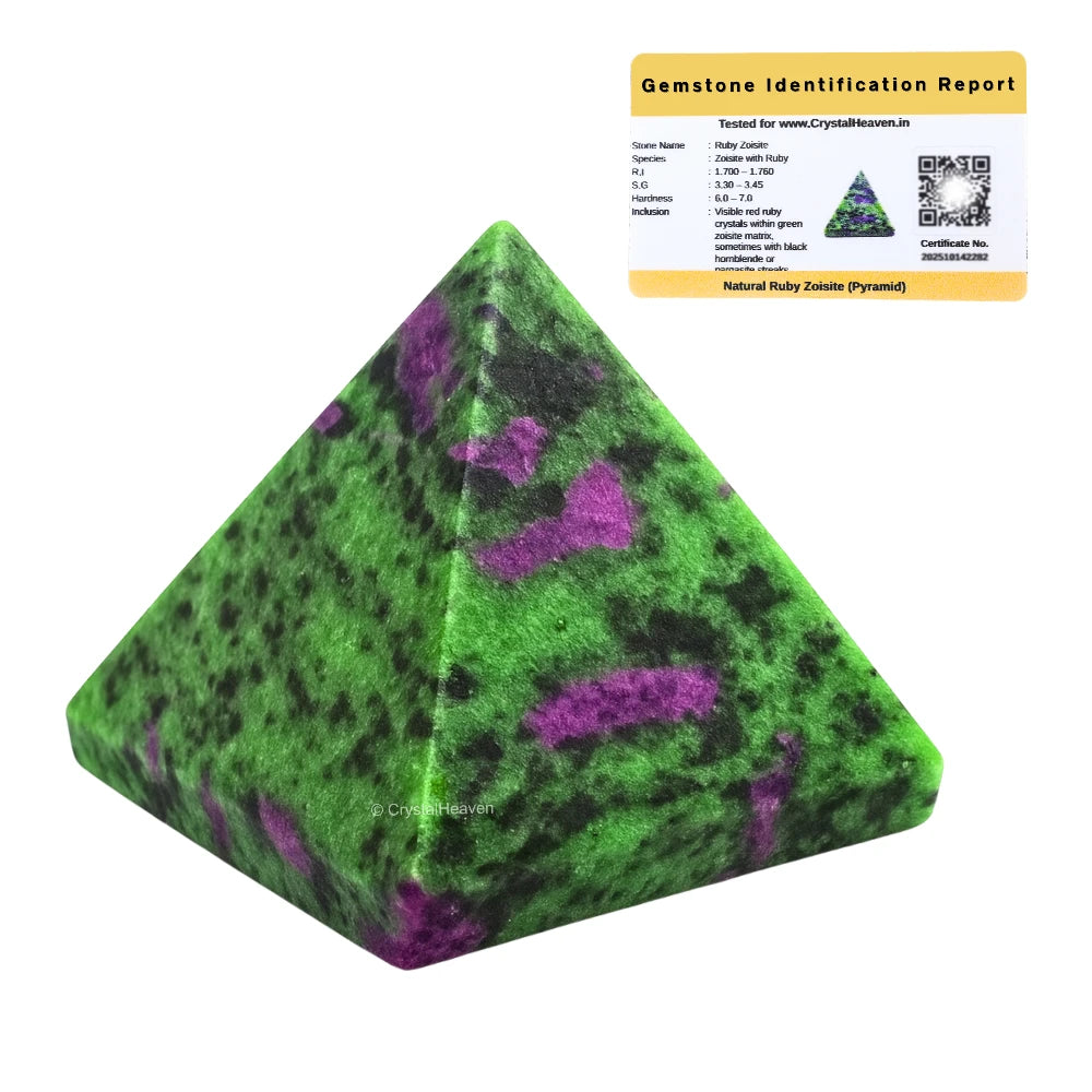 Ruby Zoisite Pyramid (2 Inch)