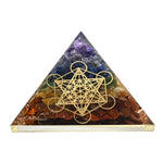 7 Chakra Orgone Pyramid (Metatron Cube)